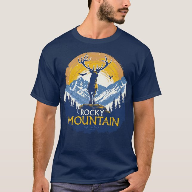 Camiseta Parque Nacional das Montanhas Rochosas (Frente)