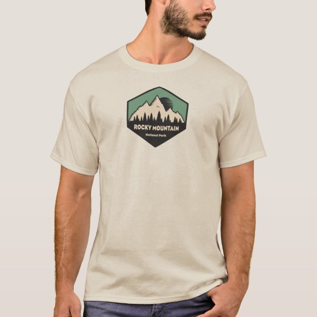 Camiseta Parque Nacional das Montanhas Rochosas (Frente)