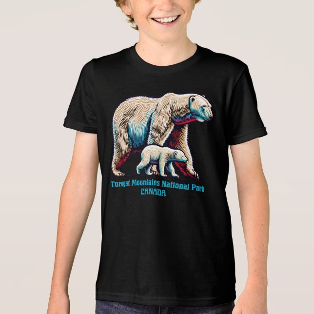 Camiseta Parque Nacional das Montanhas Torngat Canadá (Frente)