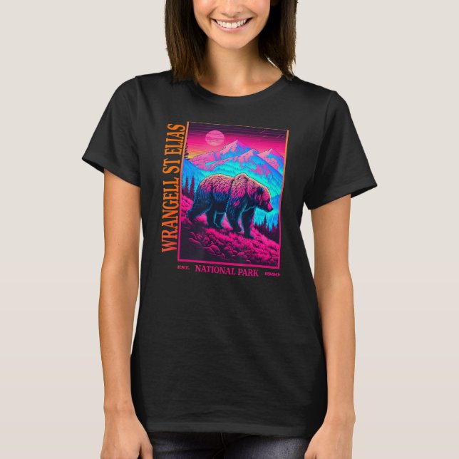 Camiseta Parque Nacional das RUAS de WRANGELL (Frente)