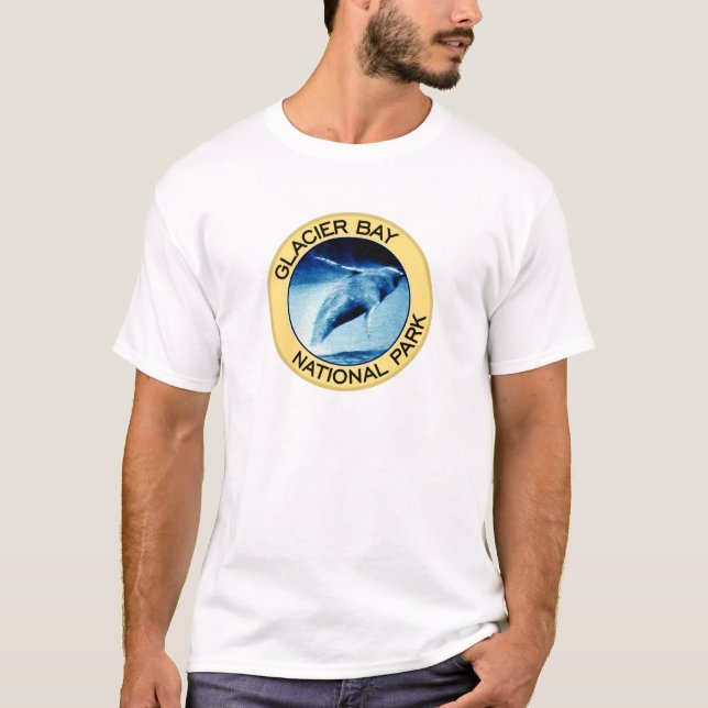 Camiseta Parque nacional de baía de geleira (Frente)