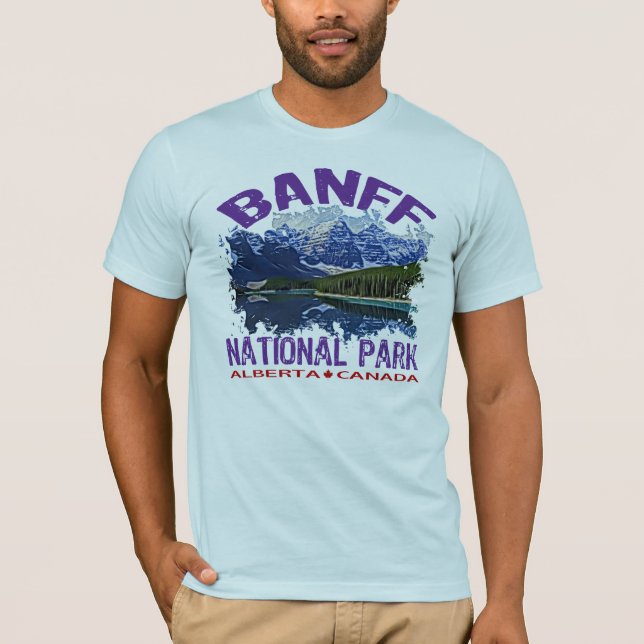 Camiseta Parque nacional de Banff, Alberta Canadá (Frente)