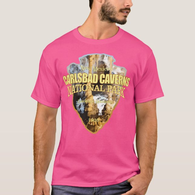 Camiseta Parque Nacional de Carlsbad Caverns (Arrohead) (Frente)