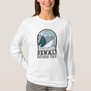 Camiseta Parque Nacional de Denali Alaska Monte Hunter Vint