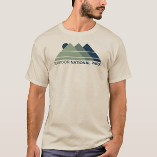 Camiseta Parque Nacional de Exmoor Montanha Sol