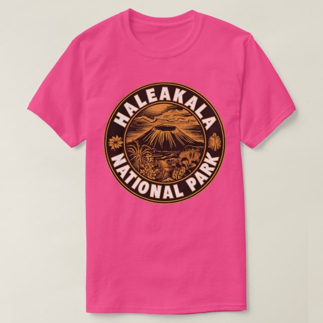 Camiseta Parque Nacional de Haleakala Maui TShirt (Frente do Design)