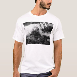 Camiseta Parque nacional de Havaí, vista de um tubo de lav
