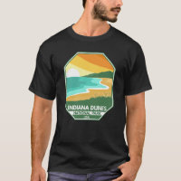 Parque Nacional de Indiana Dunes - Retro Emblem mí