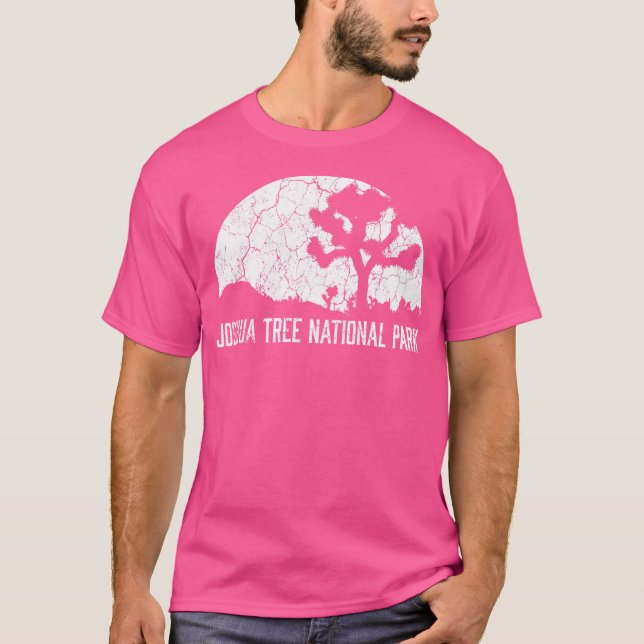 Camiseta Parque Nacional de Joshua Tree Camping Hiperligaçã (Frente)
