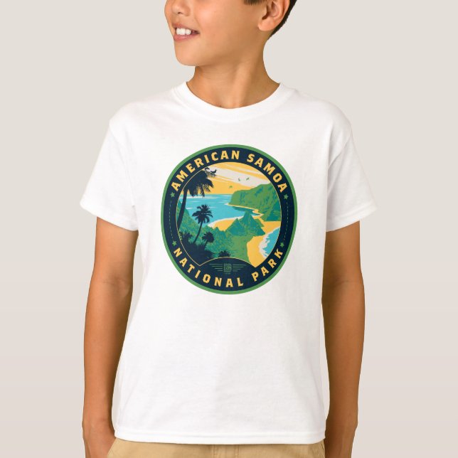 Camiseta Parque Nacional de Samoa Americana (Frente)