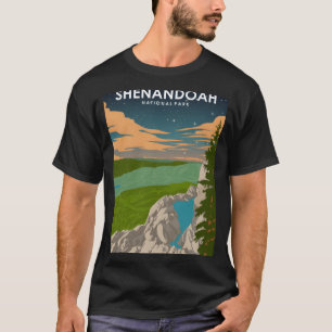 Camiseta Parque Nacional de Shenandoah na Noite de Vintage