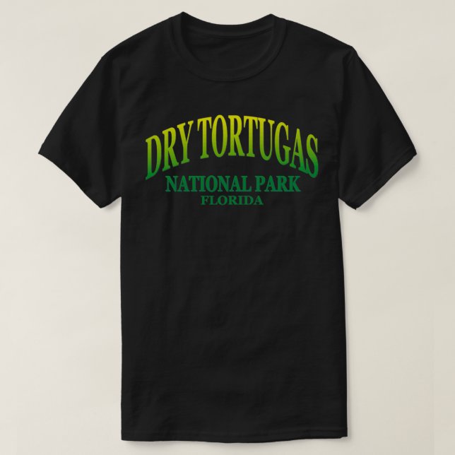Camiseta Parque Nacional de Tortugas Seco na Flórida (Frente do Design)