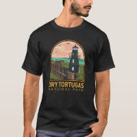 Parque Nacional de Tortugas Seco Vintage Emblem