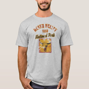 Camiseta Parque nacional de Vale da Morte Califórnia retro