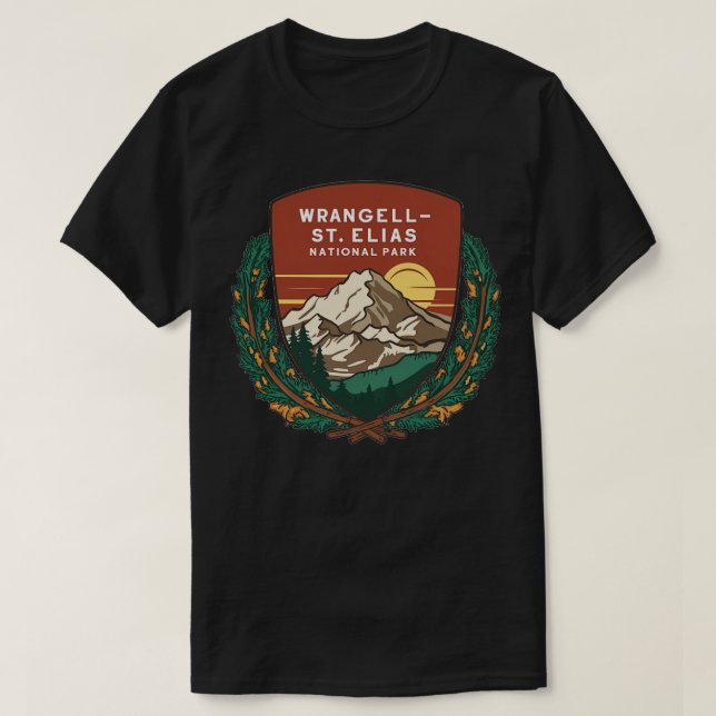 Camiseta Parque Nacional de WrangellSt. Elias (Frente do Design)