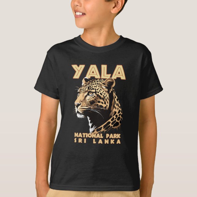Camiseta Parque Nacional de Yala - Sri Lanka Leopard (Frente)