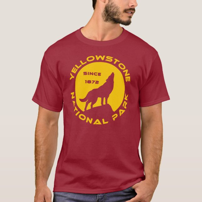 Camiseta Parque nacional de Yellowstone (Frente)