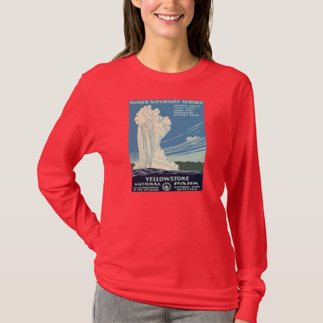 Camiseta Parque nacional de Yellowstone (Frente)