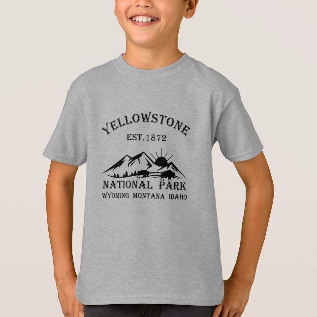 Camiseta Parque Nacional de Yellowstone (Frente)