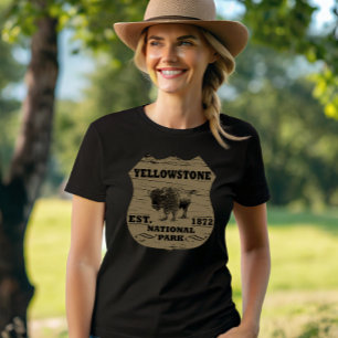 Camiseta parque nacional de yellowstone