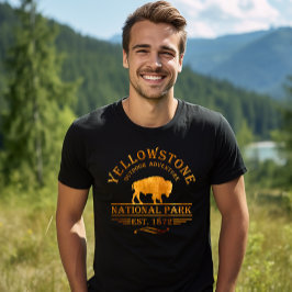 Camiseta Parque nacional de Yellowstone