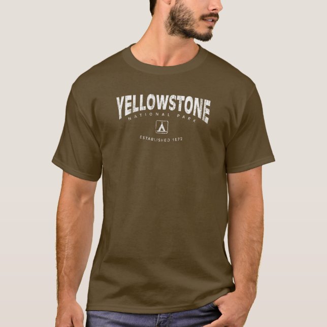 Camiseta Parque nacional de Yellowstone (Frente)