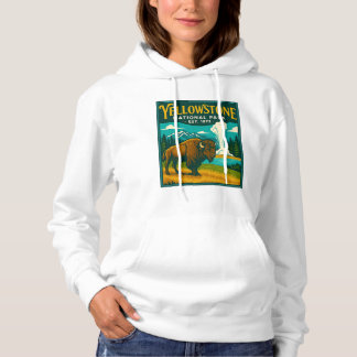 Camiseta PARQUE NACIONAL DE YELLOWSTONE - Cartaz de Viagem 