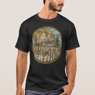 Camiseta Parque Nacional de Yellowstone Natureza Montanhas