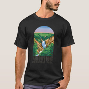 Camiseta Parque Nacional de Yellowstone Retro Yellowstone E