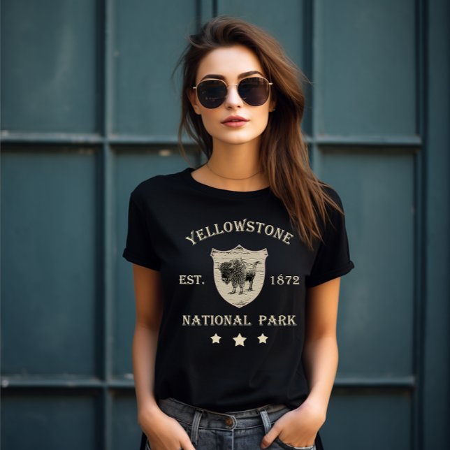 Camiseta Parque Nacional de Yellowstone Vintage (Criador carregado)