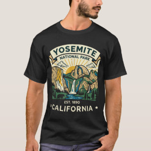 Camiseta parque nacional de Yosemite design retrô vintage