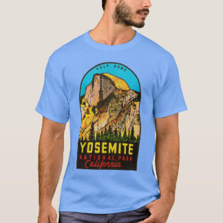 Camiseta Parque Nacional de Yosemite Half Dome Viagem Vinta
