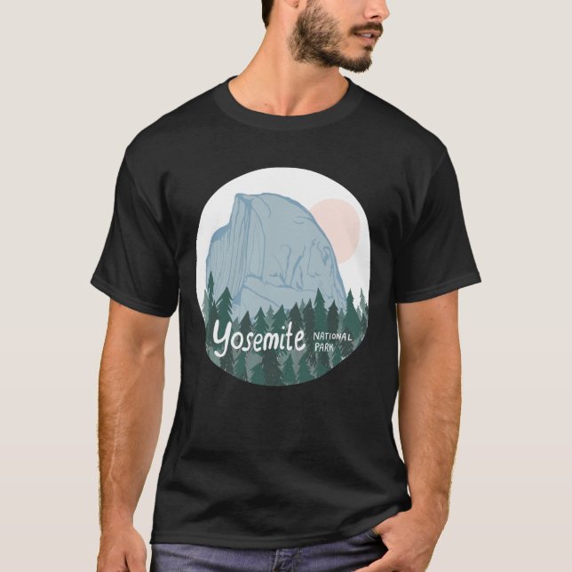 Camiseta Parque Nacional de Yosemite, Metade Dome (Frente)