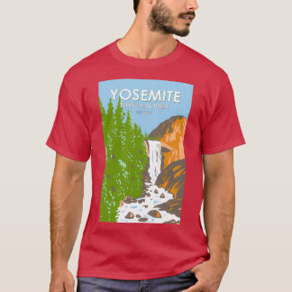 Camiseta Parque Nacional de Yosemite, Queda Vernal, Califor