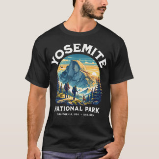 Camiseta Parque Nacional de Yosemite Retro