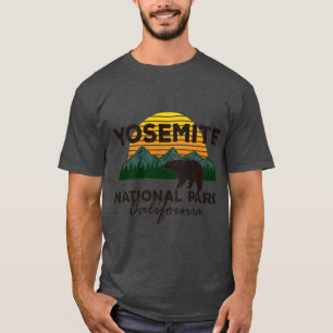 Camiseta Parque Nacional de Yosemite Sierra Nevada Urso Pre