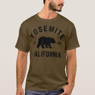 Camiseta Parque Nacional de Yosemite, Urso da Califórnia a