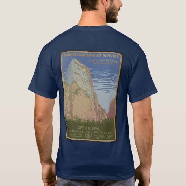 Camiseta Parque nacional de Zion (Verso)
