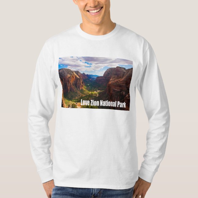 Camiseta Parque nacional de Zion do amor (Frente)