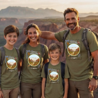 Camiseta Parque Nacional de Zion, Utah - Férias em Família 