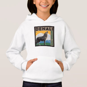 Camiseta Parque Nacional Denali   Lobo Howling