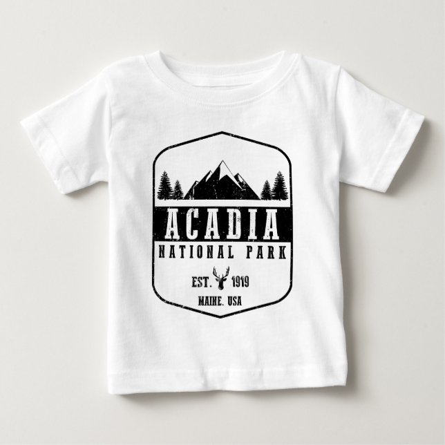 Camiseta Parque nacional do Acadia (Frente)
