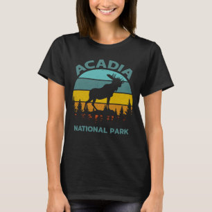 Camiseta Parque Nacional do Alce Antigo da Acadia
