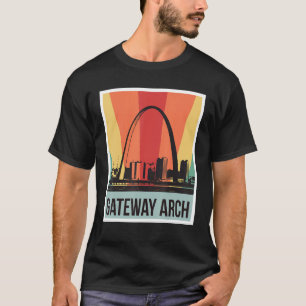 Camiseta Parque Nacional do Arco de Gateway da rua Louis Vi