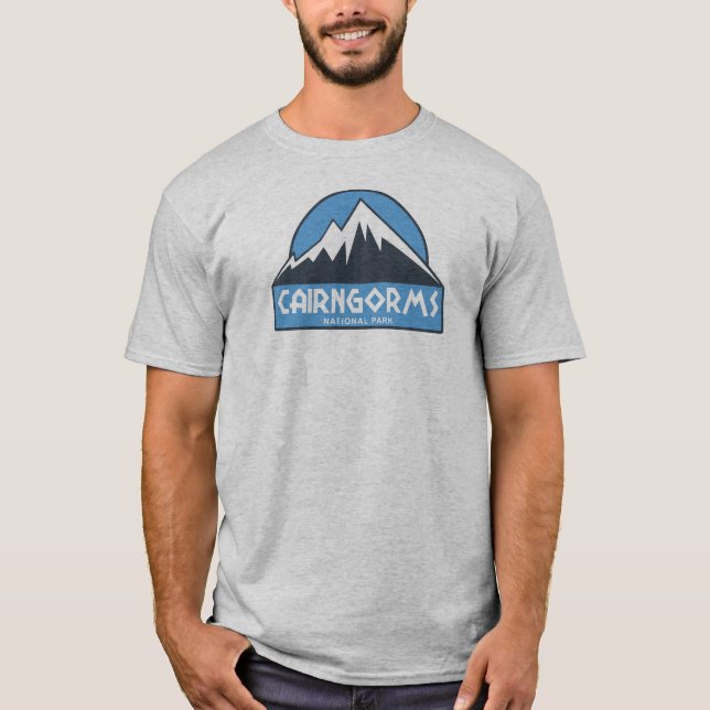 Camiseta Parque Nacional do Cairngorms, Escócia (Frente)