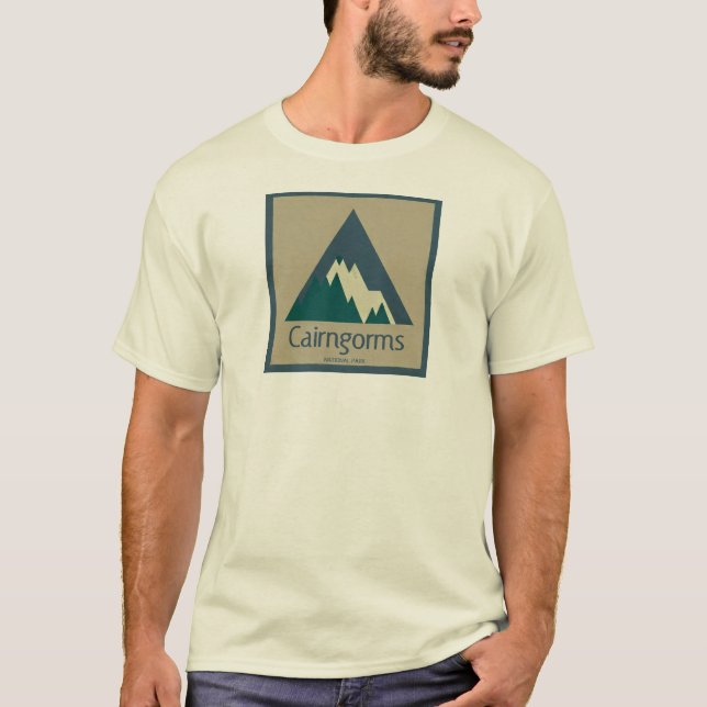 Camiseta Parque Nacional do Cairngorms - Russo (Frente)