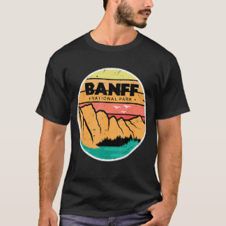 Camiseta Parque Nacional do Canadá Alberta Montanhas Banff 