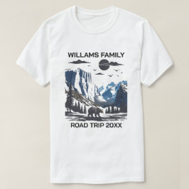 Camiseta Parque Nacional do Costume de Reunião Familiar