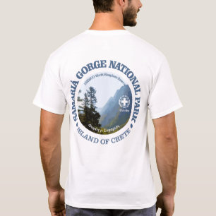 Camiseta Parque nacional do desfiladeiro de Samaria
