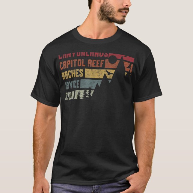 Camiseta Parque Nacional do Estado de Beehive, Utah 5, Tee  (Frente)